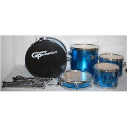 Groove Percussion Drum Set and Stands