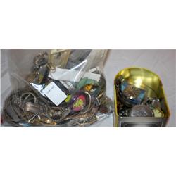 Bag of Costume Jewelry-- Might Find a Gem