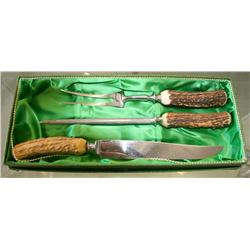 BBQ UTENCILS W/ WOODEN HANDLE