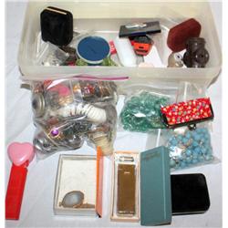 Box of Costume Jewelry-- Might Find a Gem