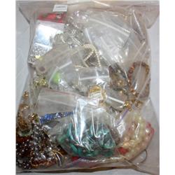 Bag of Costume Jewelry-- Might Find a Gem