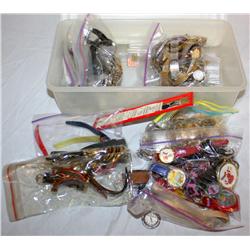 Box of Misc. Watches-- Might Find a Gem