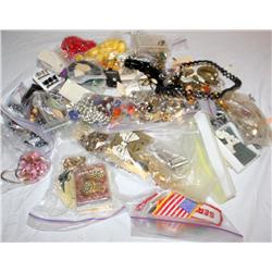 Box of Costume Jewelry-- Might Find a Gem