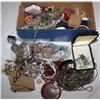 Image 1 : Box of Costume Jewelry-- Might Find a Gem