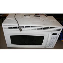 WHITE SAMSUNG  OVER-THE-RANGE MICROWAVE/OVEN
