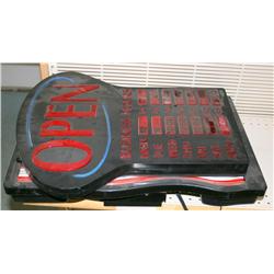 2 MISC LIGHTED SIGNS