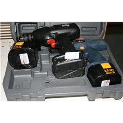 2 MISC. CORDLESS DRILLS