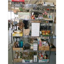 RACK OF MISC. HOME APPLAINCES