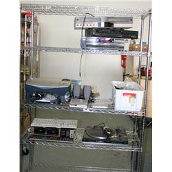 RACK OF MISC ELECTRONICS