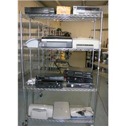 RACK LOTOF MISC. ELCTRONICS