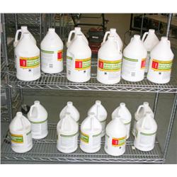 RACK LOT OF MISC OF LATEX ADDITIVE