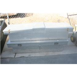 2 DIAMOND PLATED TOOL BOX