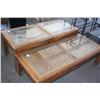 Image 1 : Two glass topped night stands and coffee table