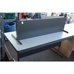Set of 2 grey work tables