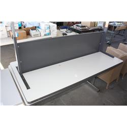 Set of 2 grey work tables