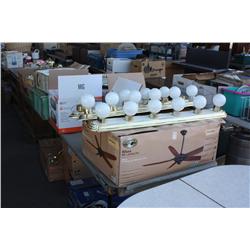 Table lot of miscellaneous lights