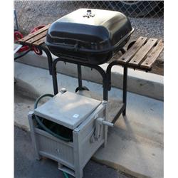 Hose reel & Barbecue