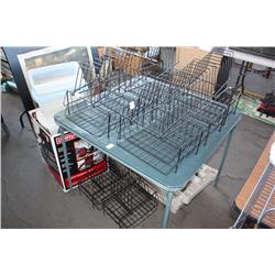 Table lot miscellaneous items including 2 vacuums