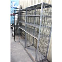 Lot of 3 Metal Shelves