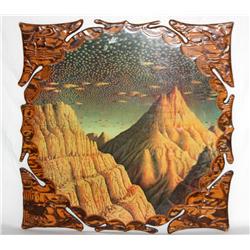 Wood Art of Mountains
