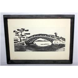 Framed Japanese Print