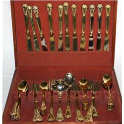 45 Pc. Set of Godinger Silverplated Flatware