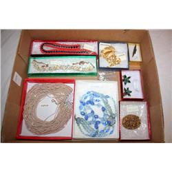 Box Lot of Nice Costume Jewelry