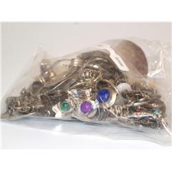 330gr Scrap Sterling Silver Jewelry