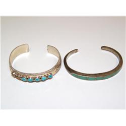 Set of Two Vintage Sterling Bracelets