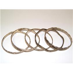 Sterling Silver Taxco Bangle Bracelet-X the Money