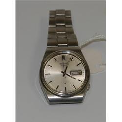 Mens Seiko Automatic Watch W/Day & date