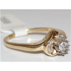 Diamonds Engagement Heart Design Ladies Ring