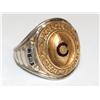Image 2 : Vintage Football Ring Sterling &14k Gold