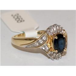 AAA Cashmere Sapphire & Diamonds Ladies Ring
