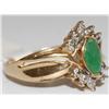 Image 2 : AAA Colombian Emerald & Diamonds Ladies Ring