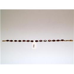15.00Ctw AAA Garnet Marquise Ladies Tennis Bracele