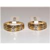 Image 3 : 14K Gold & Diamond Matching His/Hers Wedding Bands
