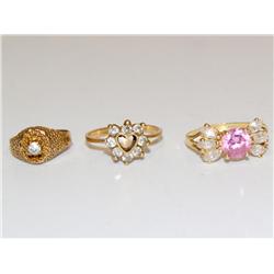 AAA White Topaz Ladies Rings