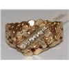 Image 1 : Diamonds Nugget Style Hand made Men's Ring