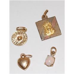 Opal Pendant, Gold Pendants