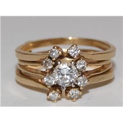 1.00Ctw Diamonds Hand Made Ladies Wedding Set