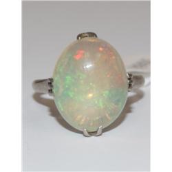 AAA Australian Fire Opal Hand Made Ladies Ring