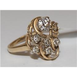 14K Gold & .75ctw Diamonds Ring