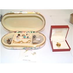 Jewelry Box Full of Sterling Silver Jewelry