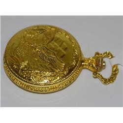 Debull Gold Tone Pocket Watch