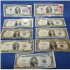 Image 1 : Assortment U.S Paper Money Blue,Red,Green Seal