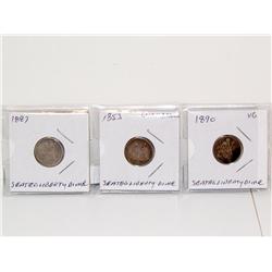 Seated Liberty Dimes (Times the Money)