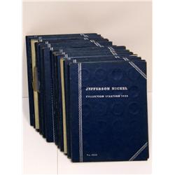 Twelve Old Collector Books of Cents and Nickels