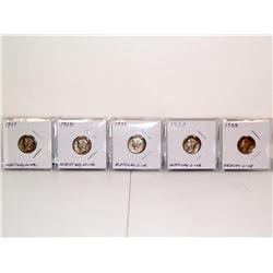 AU Mercury Dimes (Times the Money)