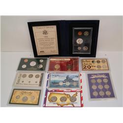 Nine Individual Collector and Proof Sets